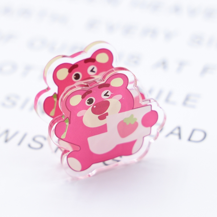 Lotso Cartoon acrylic book clip creative multifunctional clip  price for 10 pcs F068