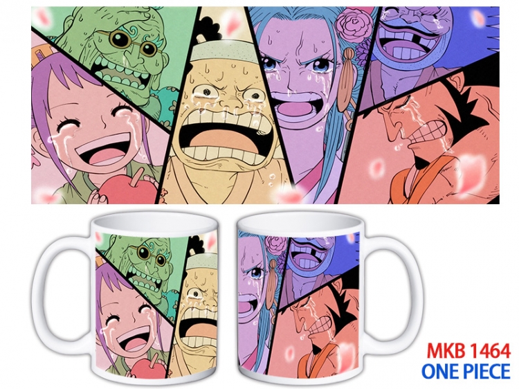 One Piece Anime color printing ceramic mug cup price for 5 pcs  MKB-1464