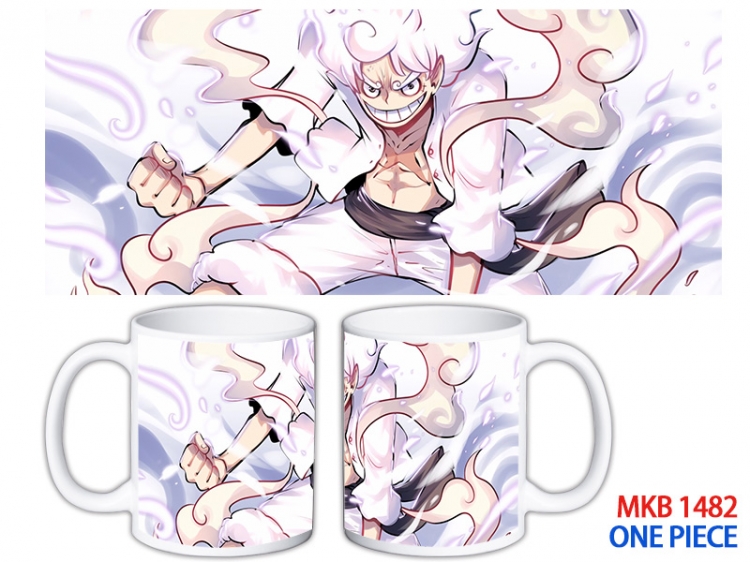 One Piece Anime color printing ceramic mug cup price for 5 pcs MKB-1482