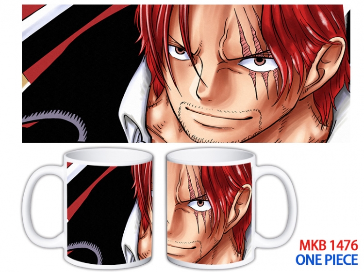One Piece Anime color printing ceramic mug cup price for 5 pcs MKB-1476