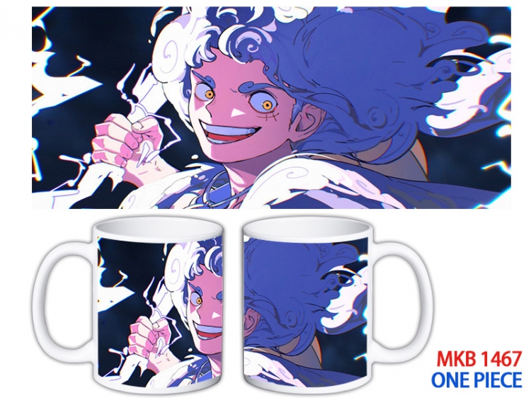 One Piece Anime color printing ceramic mug cup price for 5 pcs  MKB-1467