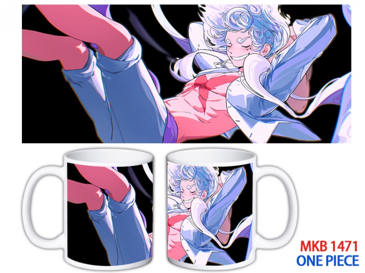 One Piece Anime color printing ceramic mug cup price for 5 pcs MKB-1471