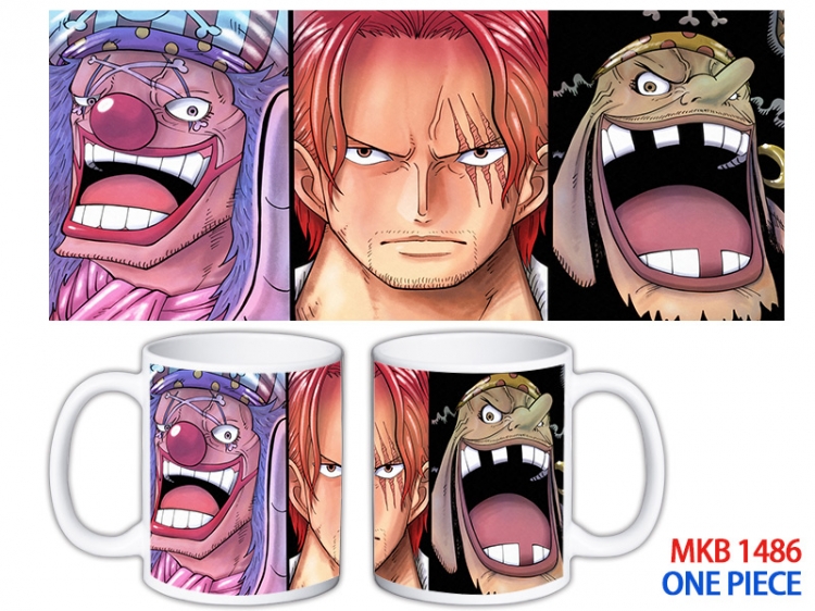 One Piece Anime color printing ceramic mug cup price for 5 pcs  MKB-1486