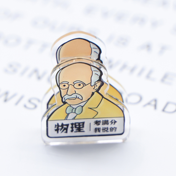 discipline Cartoon acrylic book clip creative multifunctional clip  price for 10 pcs F094