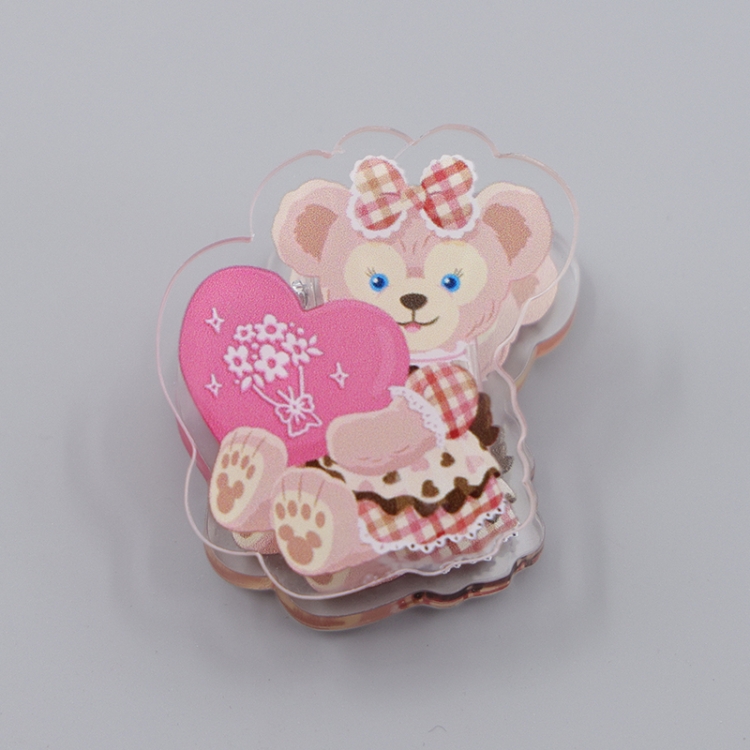 Duffy Cartoon acrylic book clip creative multifunctional clip  price for 10 pcs F165