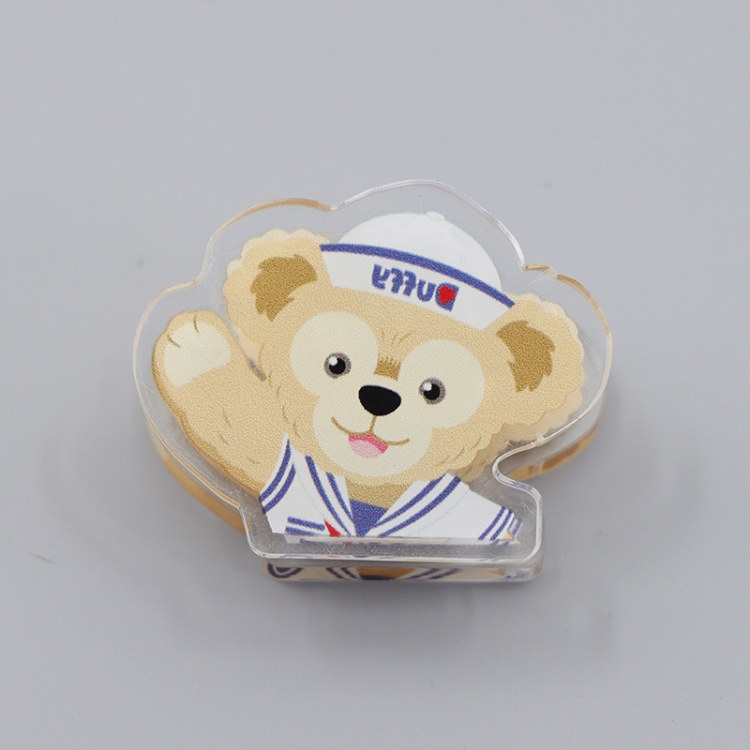Duffy Cartoon acrylic book clip creative multifunctional clip  price for 10 pcs F161