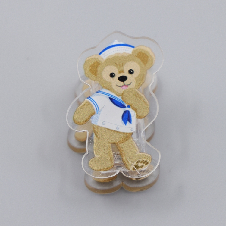 Duffy Cartoon acrylic book clip creative multifunctional clip  price for 10 pcs F162