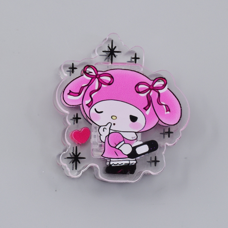 melody Cartoon acrylic book clip creative multifunctional clip  price for 10 pcs F178