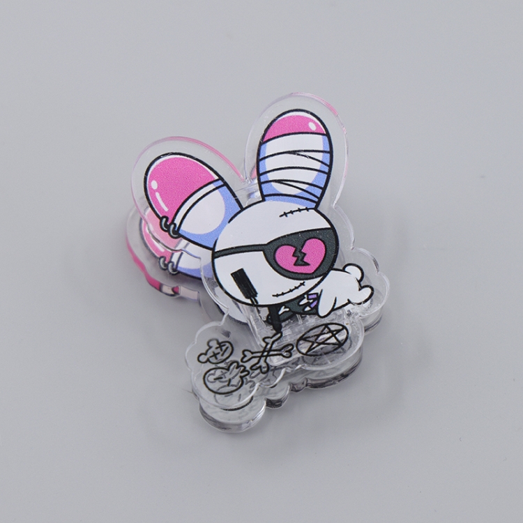 Mine girl Cartoon acrylic book clip creative multifunctional clip  price for 10 pcs F196