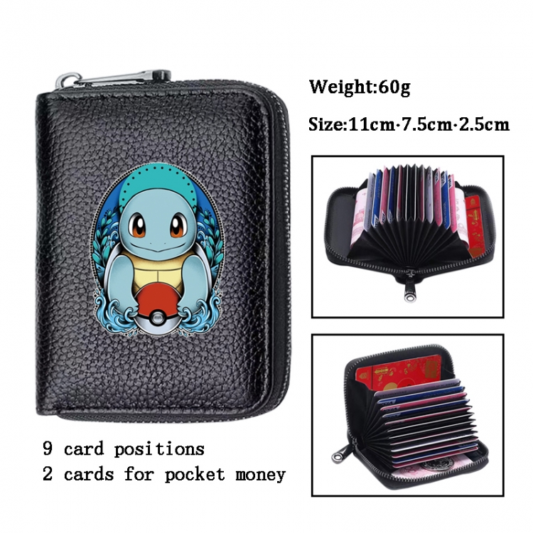 Pokemon Anime PU change bag card holder 11x7.5x2.5cm 60G