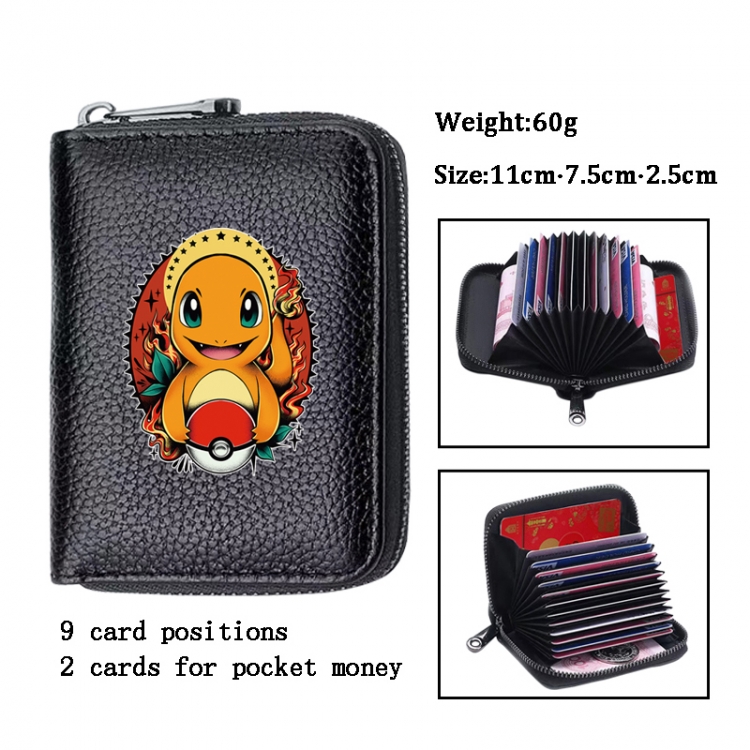 Pokemon Anime PU change bag card holder 11x7.5x2.5cm 60G