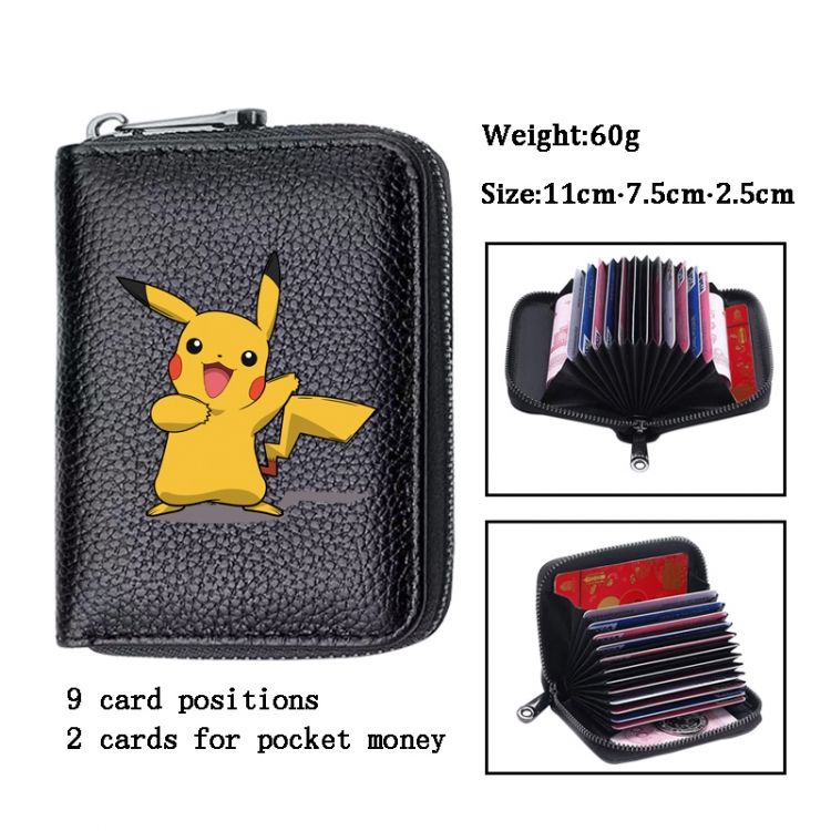 Pokemon Anime PU change bag card holder 11x7.5x2.5cm 60G