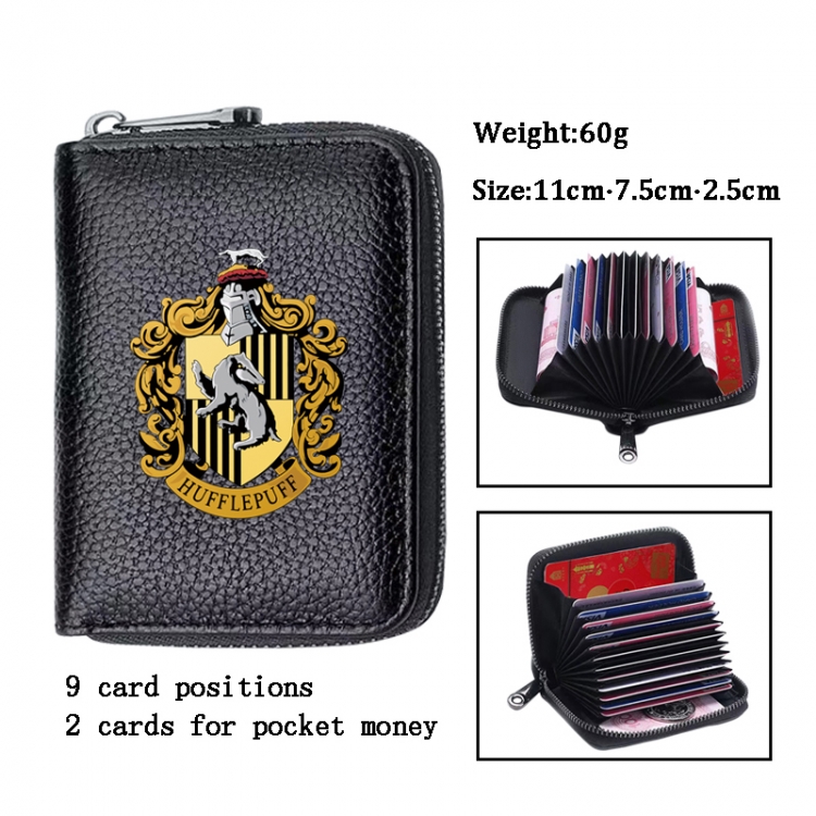 Harry Potter Anime PU change bag card holder 11x7.5x2.5cm 60G