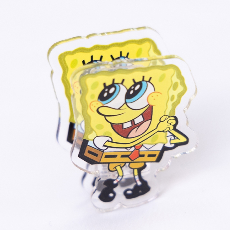 SpongeBob Cartoon acrylic book clip creative multifunctional clip  price for 10 pcs F448