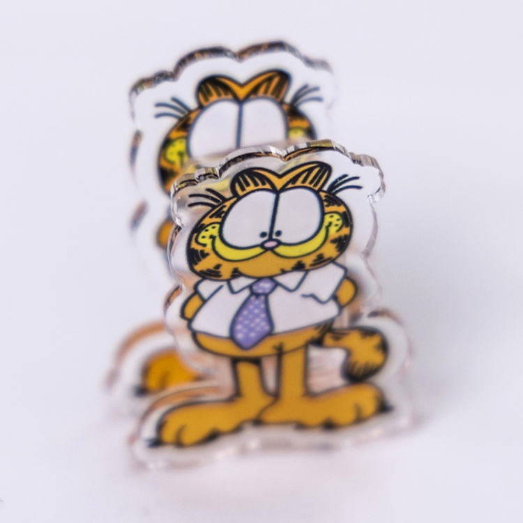 Garfield Cartoon acrylic book clip creative multifunctional clip  price for 10 pcs F398