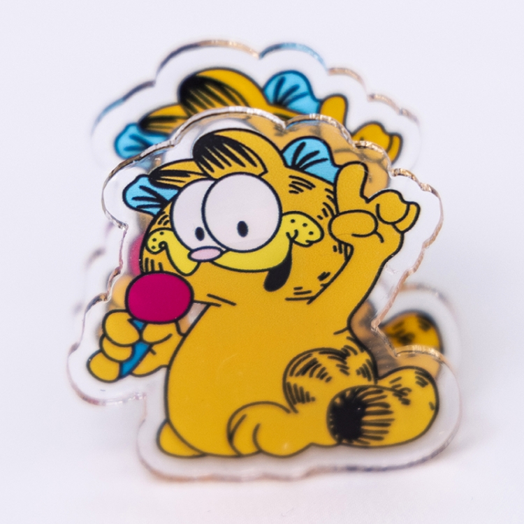 Garfield Cartoon acrylic book clip creative multifunctional clip  price for 10 pcs F397
