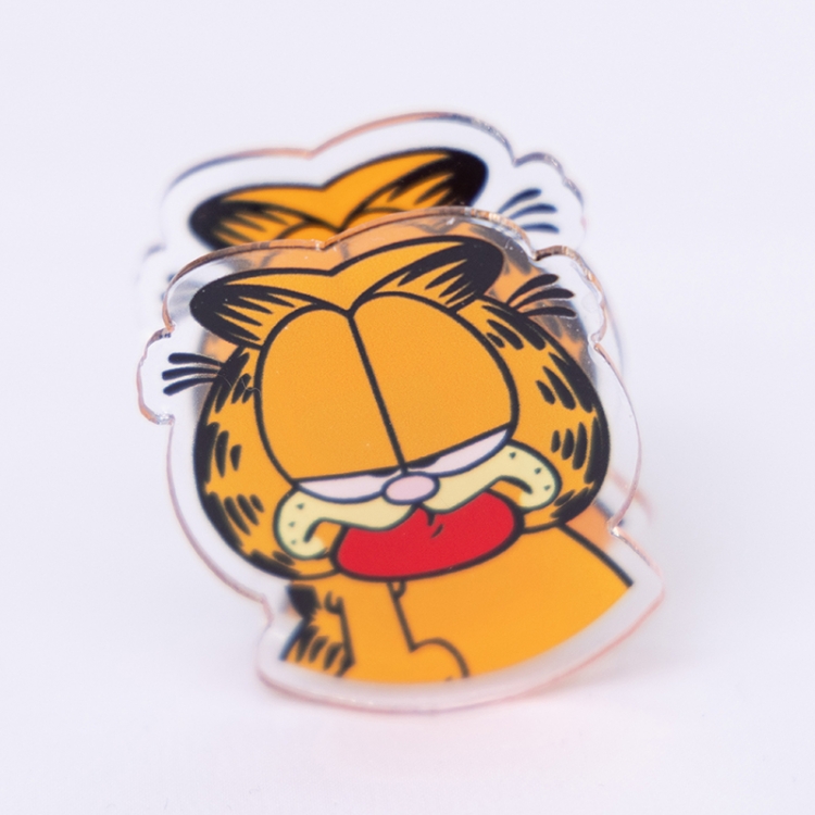 Garfield Cartoon acrylic book clip creative multifunctional clip  price for 10 pcs F401