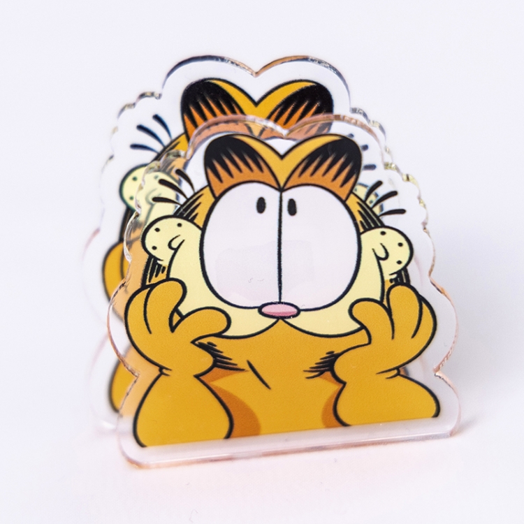 Garfield Cartoon acrylic book clip creative multifunctional clip  price for 10 pcs F405
