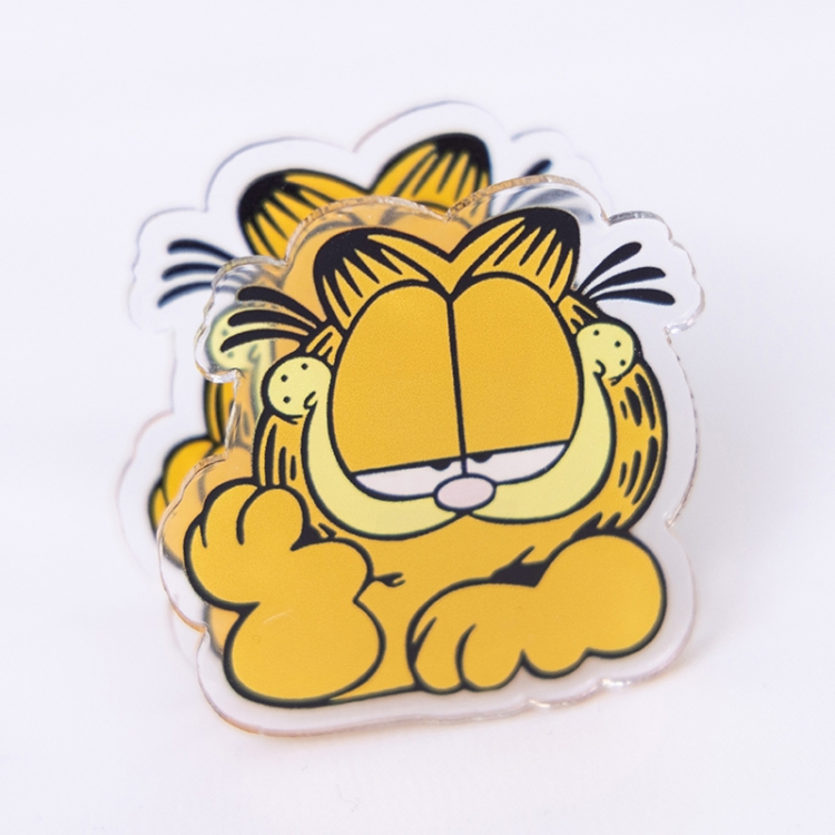 Garfield Cartoon acrylic book clip creative multifunctional clip  price for 10 pcs F404