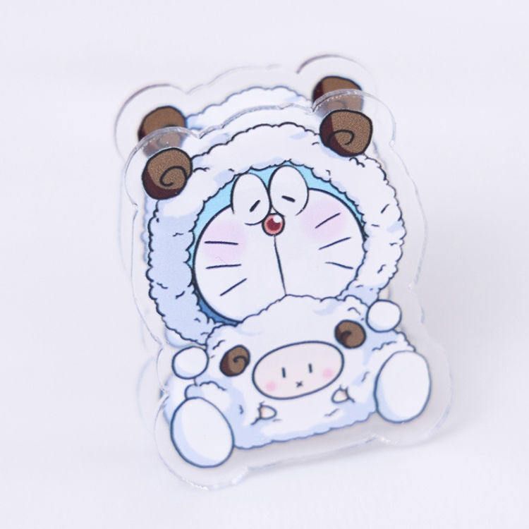 Doraemon Cartoon acrylic book clip creative multifunctional clip  price for 10 pcs F384