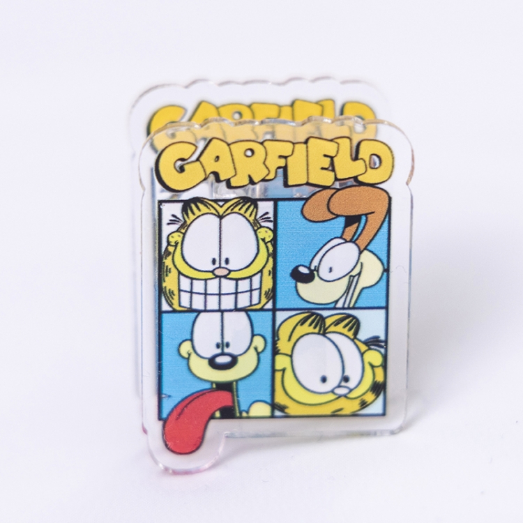 Garfield Cartoon acrylic book clip creative multifunctional clip  price for 10 pcs F350