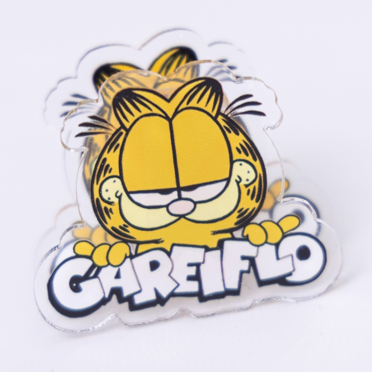 Garfield Cartoon acrylic book clip creative multifunctional clip  price for 10 pcs F349