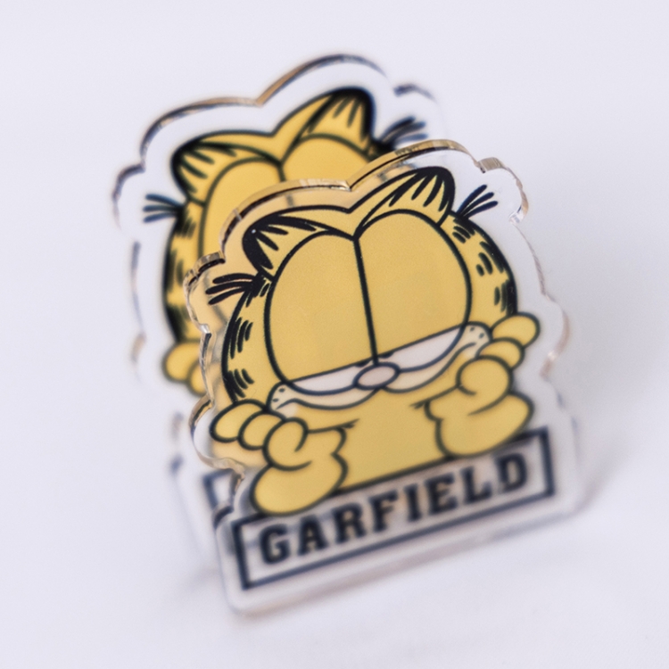 Garfield Cartoon acrylic book clip creative multifunctional clip  price for 10 pcs F348