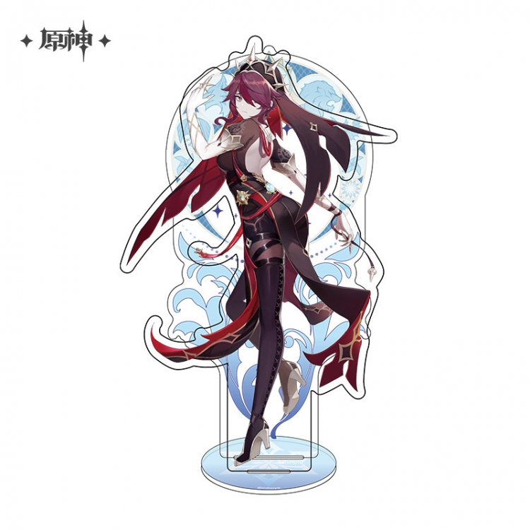 Genshin Impact Anime characters Double Insert Style acrylic Standing Plates Keychain 15m