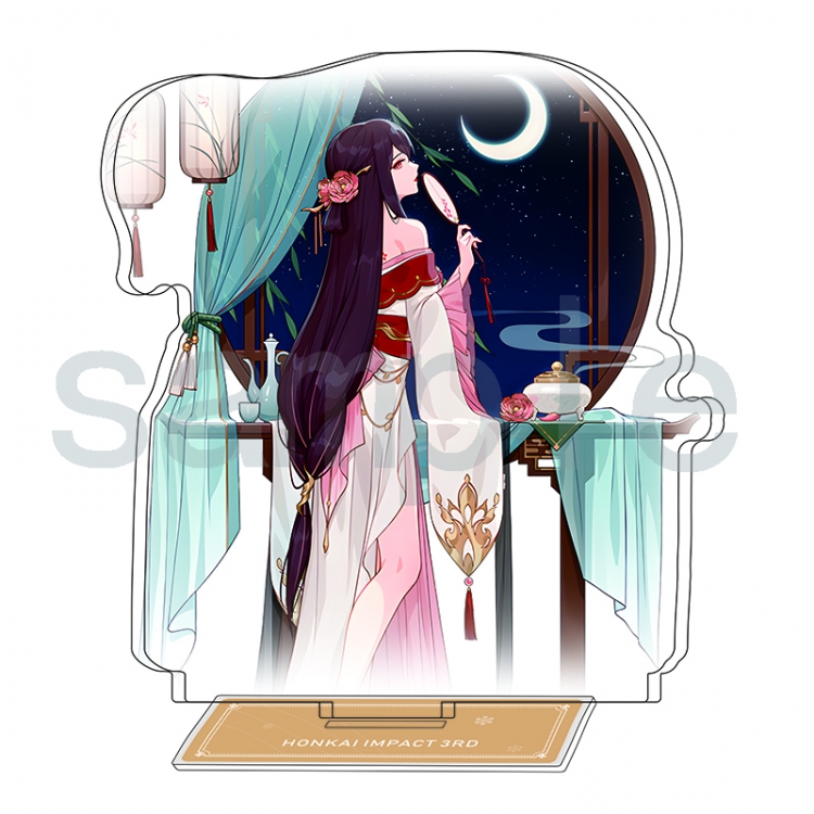 Collapse 3 Anime Character Interlayer  acrylic Standing Plates Keychain 15-20m