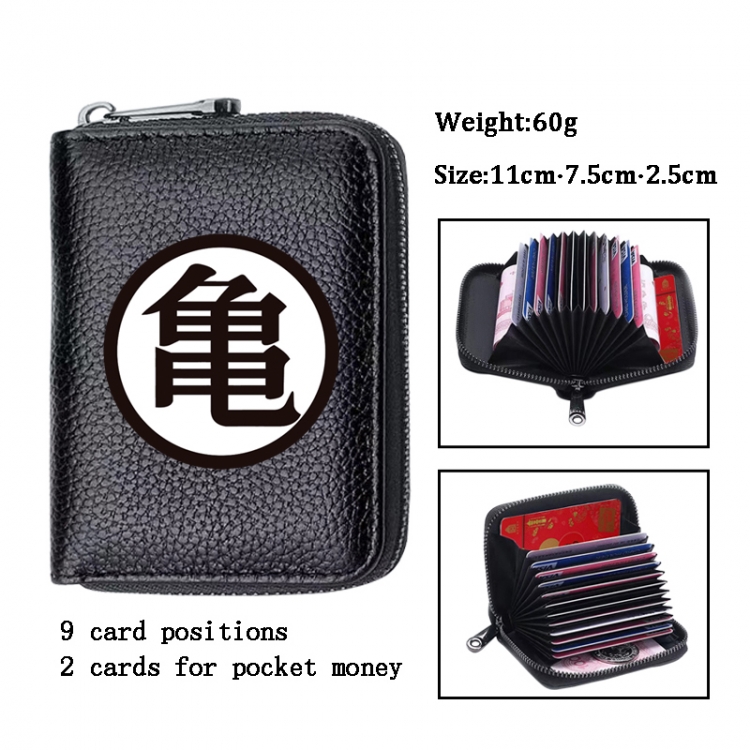 DRAGON BALL Anime PU change bag card holder 11x7.5x2.5cm 60G