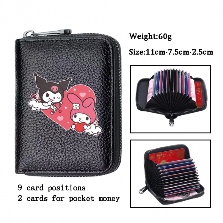 sanrio Anime PU change bag card holder 11x7.5x2.5cm 60G