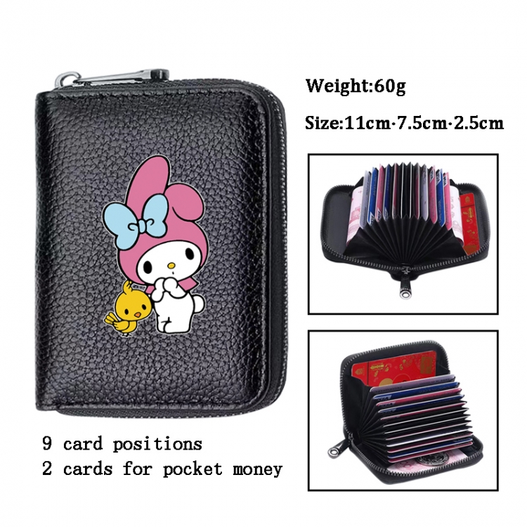 sanrio Anime PU change bag card holder 11x7.5x2.5cm 60G