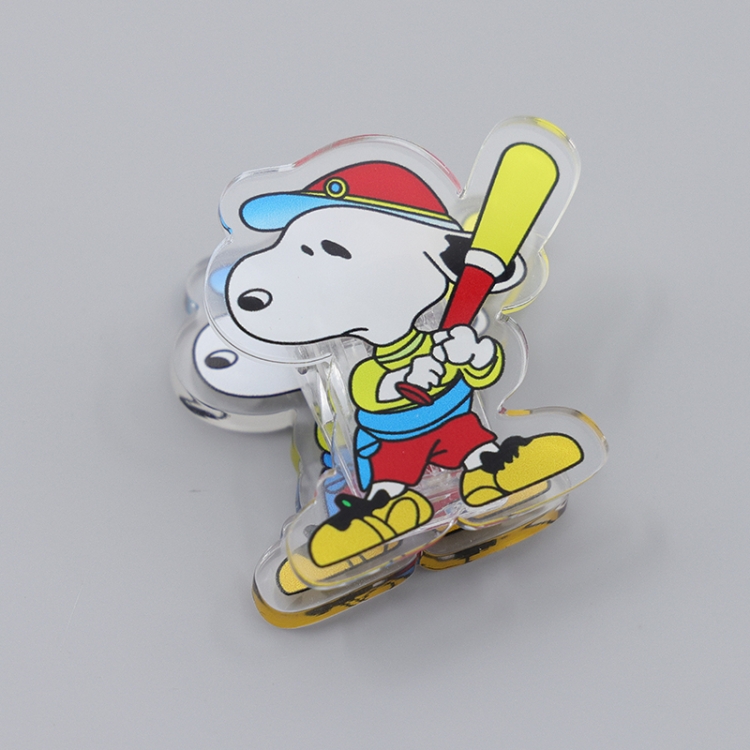 Snoopys Story Cartoon acrylic book clip creative multifunctional clip  price for 10 pcs F315