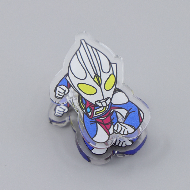 Ultraman Cartoon acrylic book clip creative multifunctional clip  price for 10 pcs F256