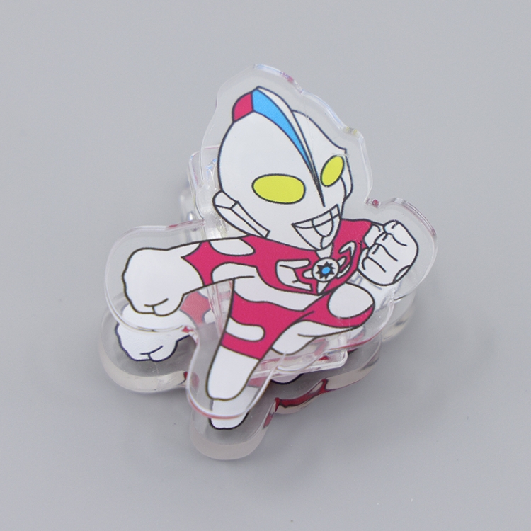 Ultraman Cartoon acrylic book clip creative multifunctional clip  price for 10 pcs F248