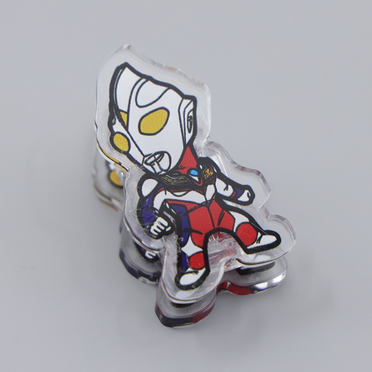 Ultraman Cartoon acrylic book clip creative multifunctional clip  price for 10 pcs F244