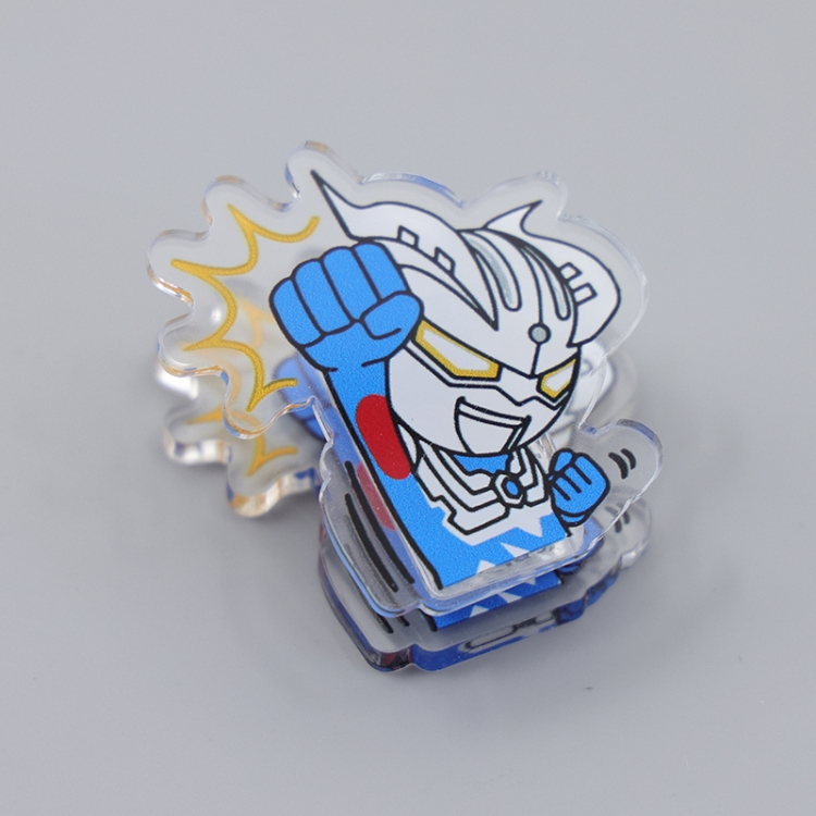 Ultraman Cartoon acrylic book clip creative multifunctional clip  price for 10 pcs F247