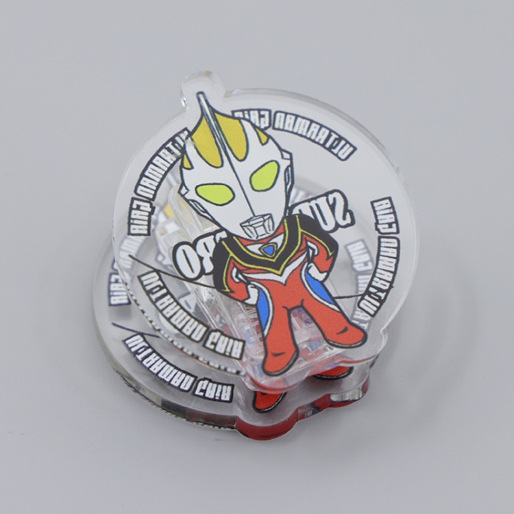 Ultraman Cartoon acrylic book clip creative multifunctional clip  price for 10 pcs F243