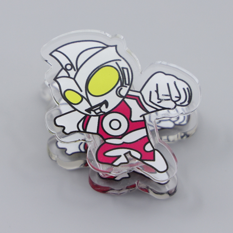 Ultraman Cartoon acrylic book clip creative multifunctional clip  price for 10 pcs F252