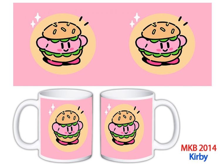 Kirby Anime color printing ceramic mug cup price for 5 pcs MKB-2014