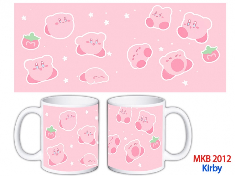 Kirby Anime color printing ceramic mug cup price for 5 pcs  MKB-2012