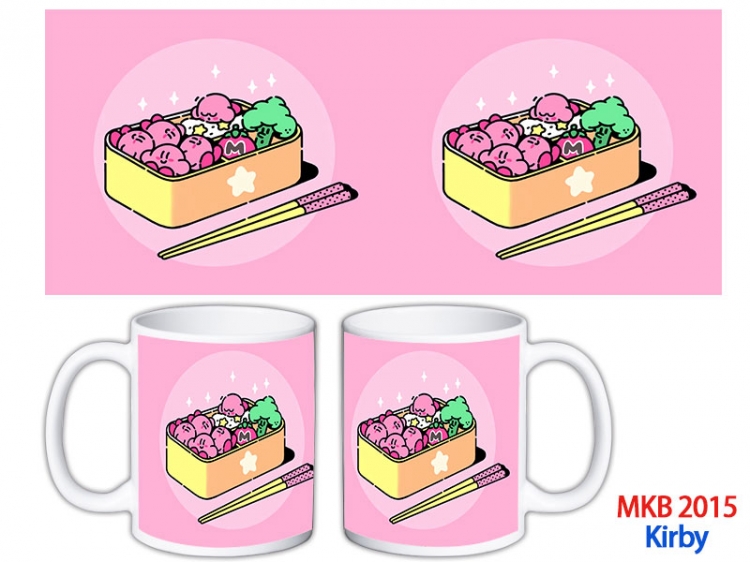 Kirby Anime color printing ceramic mug cup price for 5 pcs  MKB-2015