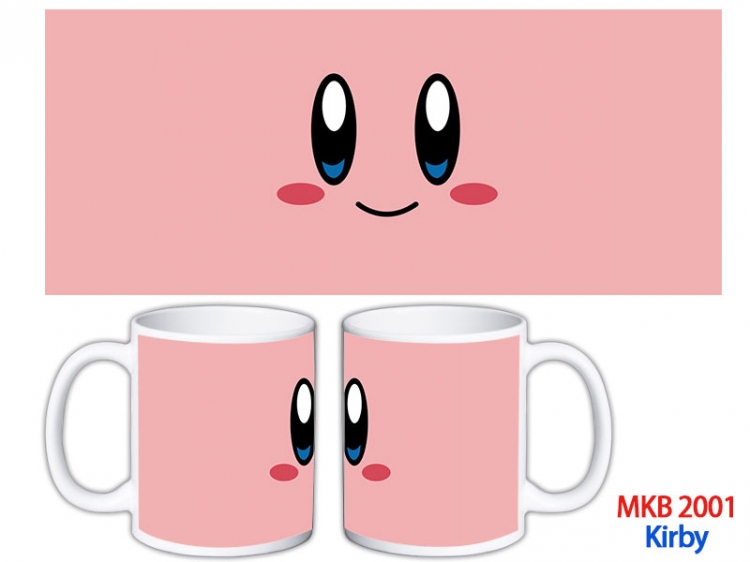 Kirby Anime color printing ceramic mug cup price for 5 pcs MKB-2001