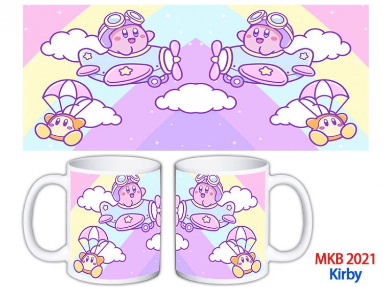 Kirby Anime color printing ceramic mug cup price for 5 pcs  MKB-2021
