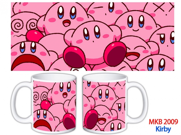 Kirby Anime color printing ceramic mug cup price for 5 pcs MKB-2009
