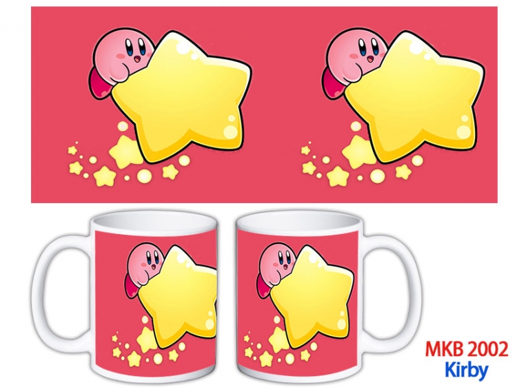 Kirby Anime color printing ceramic mug cup price for 5 pcs MKB-2002