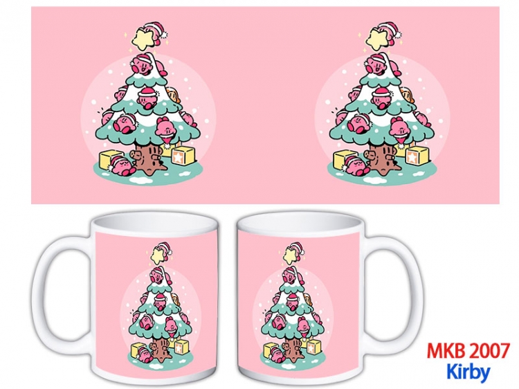 Kirby Anime color printing ceramic mug cup price for 5 pcs MKB-2007