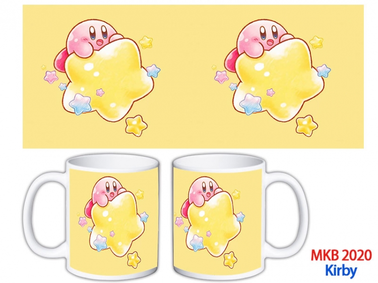 Kirby Anime color printing ceramic mug cup price for 5 pcs  MKB-2020