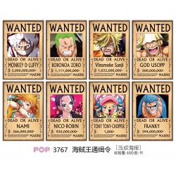 One Piece Embossed poster 8 pc...