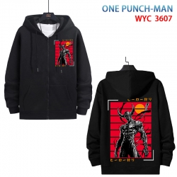 One Punch Man Anime cotton zip...